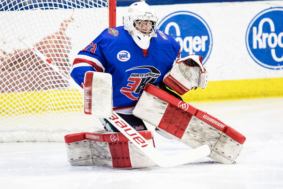 Generals goalie Fessenden makes NCAA DI commitment, North American Hockey  League