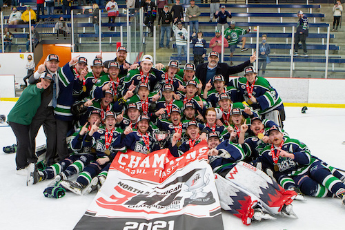 2021 NA3HL Fraser Cup Champions - North Iowa Bulls
